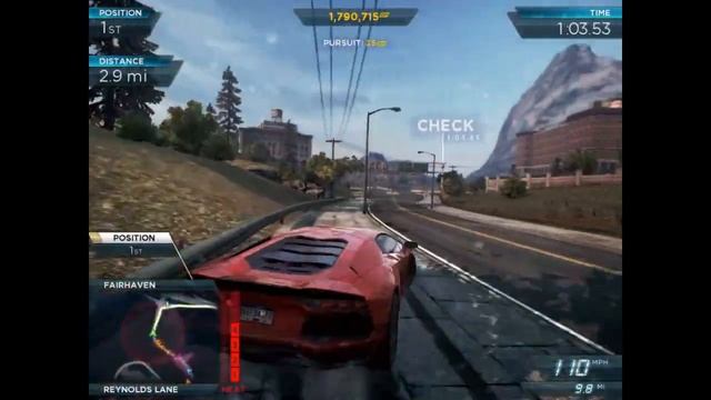 Park and Country | Lamborghini Aventador : NFS MW 2012 смотреть онлайн