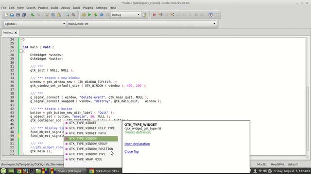 GTK GtkSignals Part14 смотреть онлайн