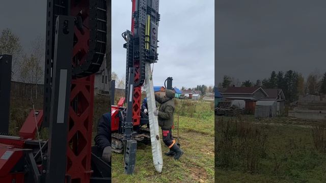 Возведение фундамента - Свайно-забивной фундамент смотреть онлайн