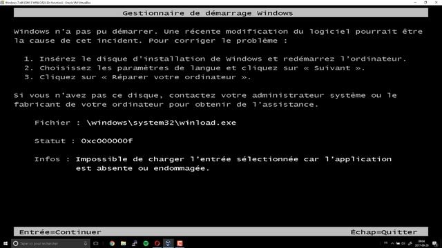 Les recettes numériques - Rétablir Winload.exe смотреть онлайн