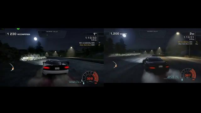 Nfs hot pursuit , experimento #2 , dodge viper vs SL65 AMG , slide show смотреть онлайн