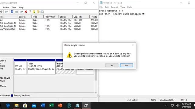 How To Format And Delete Partition Windows 10 смотреть онлайн