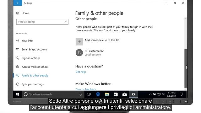 Impostare i privilegi di amministratore in Windows 10 su computer HP | HP Support смотреть онлайн