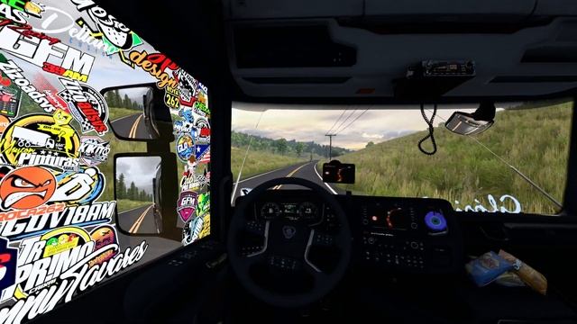 POV Truck Driving SCANIA R L Sete Barras-Nordic Crown 35 T. L Euro Truck Simulator 2 L Logitech G27