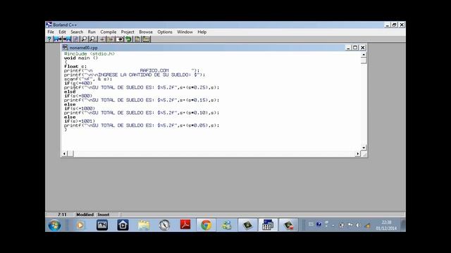 BIFURCACION MULTIPLE BORLAND C++ смотреть онлайн