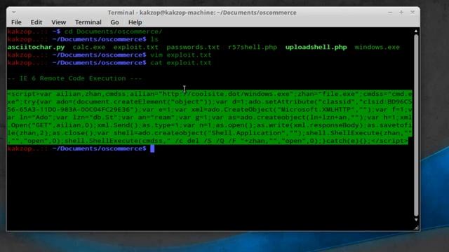 osCommerce Malware Infection + Internet Explorer Exploit смотреть онлайн