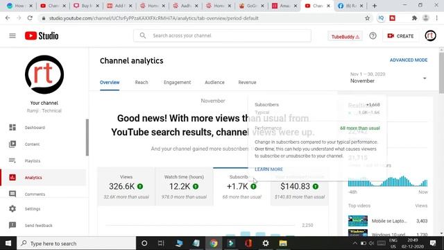 How to : Youtube Channel par views kaise badhayen Super duper tips RamjiTechnical смотреть онлайн