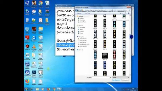 How to change windows 7 start button icon смотреть онлайн