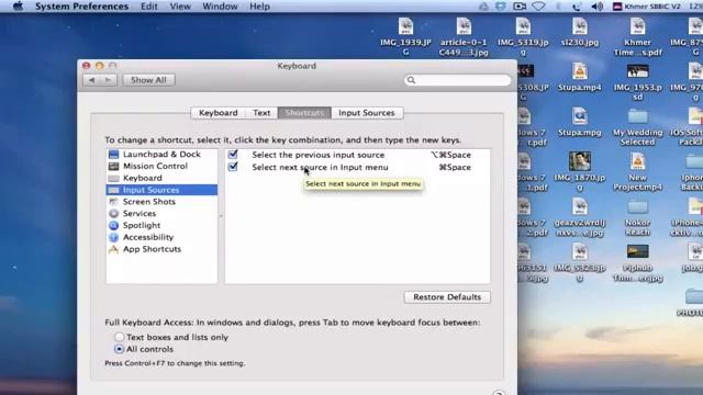 Mac How to Switch Keyboard between Languages with shortcut Khmer Low смотреть онлайн