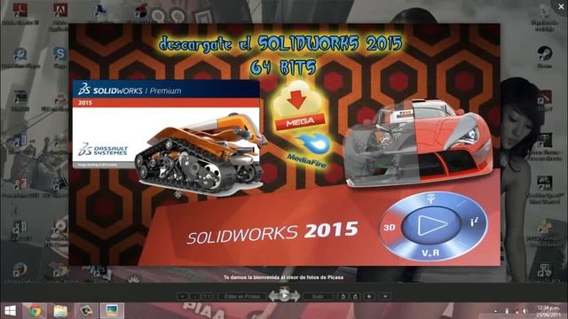 DESCARGA solidworks 2015 full | por MEGA 2 LINKs - Bien Explicado | español | 2015 actualizado смотреть онлайн