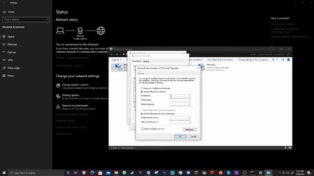 How to set a static ip on Windows 10 2020 смотреть онлайн