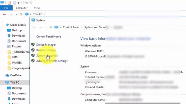 How to activate System Restore on Windows 10 (update Mar 2019) смотреть онлайн