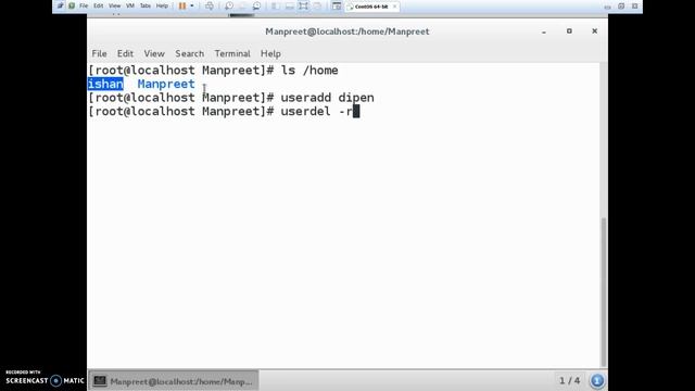 userdel command | Managing User Accounts | Linux Series смотреть онлайн