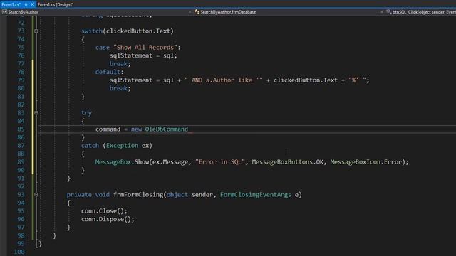 C# Books Database Search Project Part 7 - Database Objects смотреть онлайн