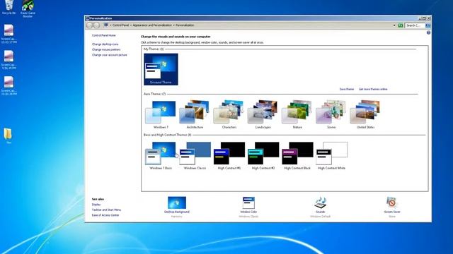 How to Change Desktop Theme in Windows 7 смотреть онлайн