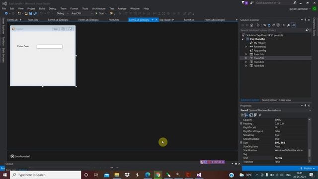 Windows Application to perform Validation on various controls using Errorprovider&Regular Expressio смотреть онлайн