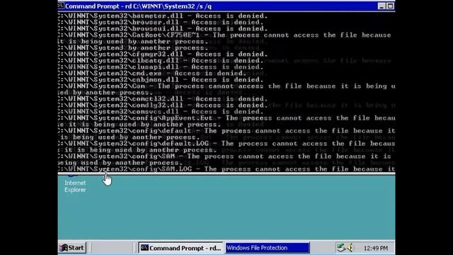 S01E01 Destroying Windows 2000 with Command Prompt! смотреть онлайн