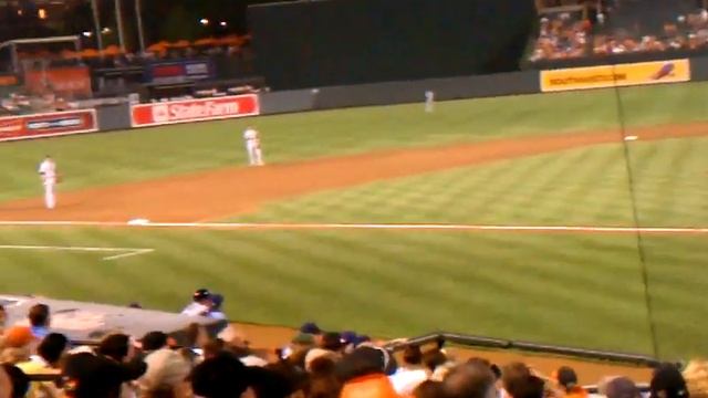 Nick Markakis grandslam against rays (behind home plate) смотреть онлайн