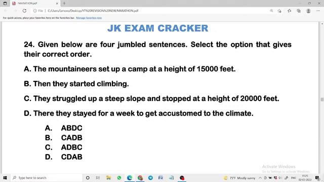 JKSSB FAA REVISION CLASSES II ENGLISH MARATHON || JKSSB FAA BY TANIA MA'AM смотреть онлайн