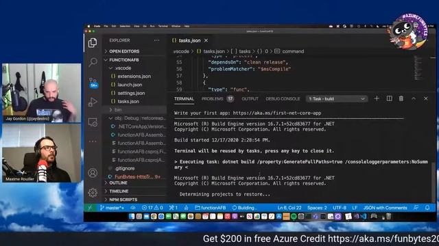 AzureFunBytes - Episode 24 - Azure Functions and .NET with @maximrouiller смотреть онлайн