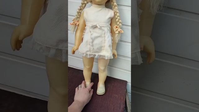 Vintage Old Doll Krugozor Svetlana 1960-70 year смотреть онлайн