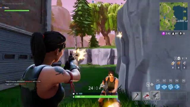 Fortnite - Ran out of ammo - Should have been slaughtered смотреть онлайн