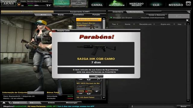 Combat Arms - Abrindo Mysts Arsenal e Equipamento será quer veio algo perma? смотреть онлайн