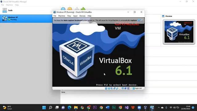 INSTALASI OS DAN IMPORT OVA ORACLE VIRTUAL BOX II SALSABILA NUR ZAHRA