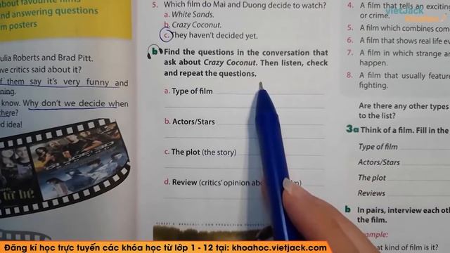 Tiếng Anh 7 - Unit 8 Films - Getting started - Cô Nguyễn Minh Hiền (DỄ HIỂU NHẤT) смотреть онлайн