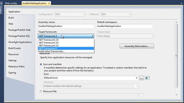 Learn ASP.NET 4.0 Expert Skills Lesson 1-7: Change the version of ASP.NET used by the project смотреть онлайн
