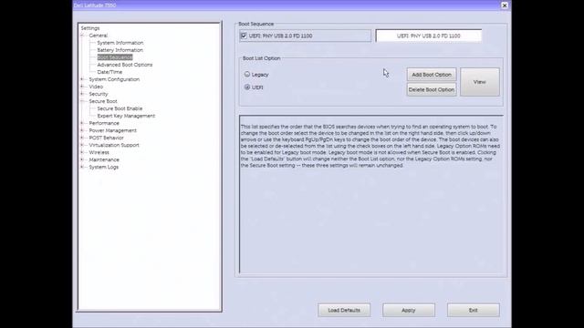 Part 4 UEFI BIOS Settings for Windows 7 SecureBoot and Legacy ROMs смотреть онлайн