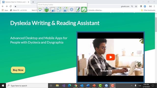 How to Use Ghotit Screenshot Reader Feature смотреть онлайн