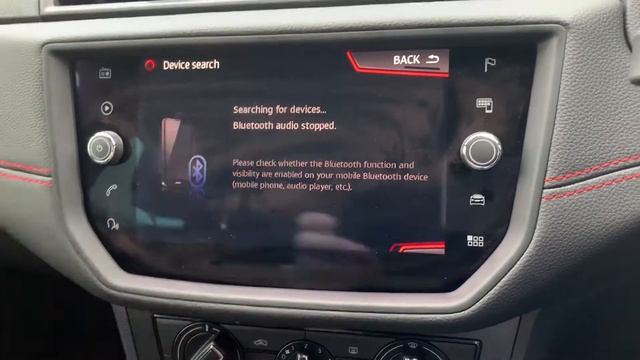 Seat Arona/ Ibiza Bluetooth pairing смотреть онлайн