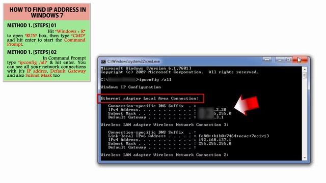 How to find IP address in Windows 07 - Easiest & Fast two methods - 2017 смотреть онлайн