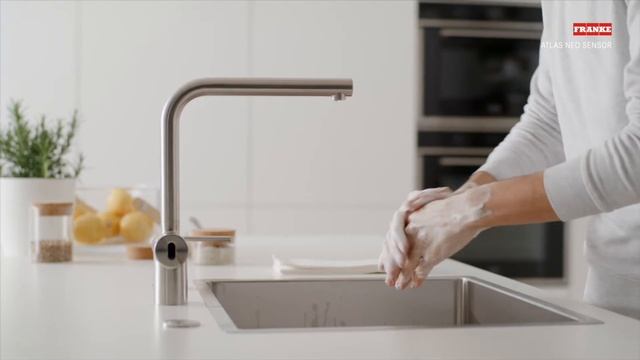 Franke Atlas Neo Sensor Taps – Wash Hands, But Save Water!