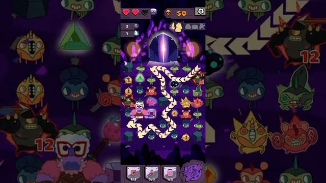 Grindstone: Cosmic Darkside Level 33 - Win Chest And Cosmic Infection Cleared (Apple Arcade)
