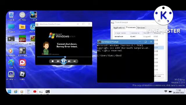 Windows 11 Goanimate barney error has BSOD (Win7 simulator) смотреть онлайн