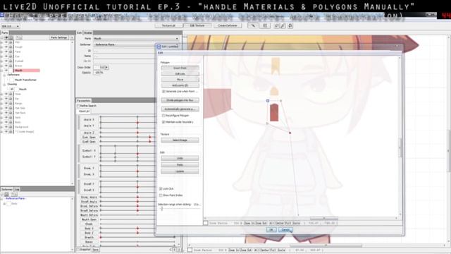 Live2D Cubism 2.0 tutorial (2015) - Ep.03 "Handling Texture & Polygon Without Script" смотреть онлайн
