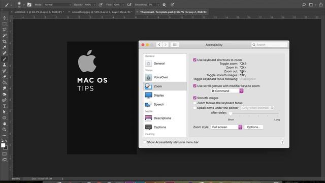 Mac OS | Zoom Entire Display Screen смотреть онлайн