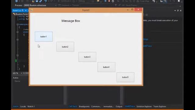 C# Window Form Button смотреть онлайн
