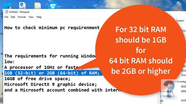 How to check minimum pc requirenment for windows 10 смотреть онлайн