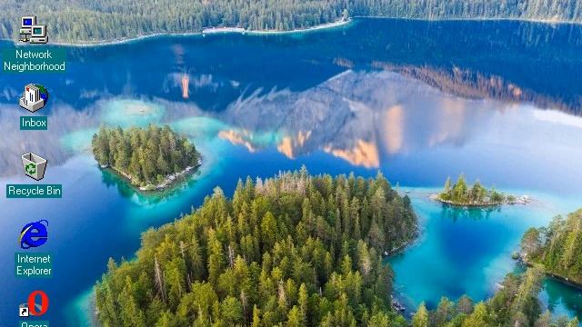 Windows 95 Startup And Shutdown With The Microsoft Bing Wallpaper Of The Day 12th March 2021