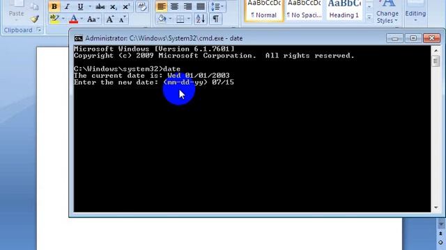 How to Update Date And Time From Cmd Command смотреть онлайн