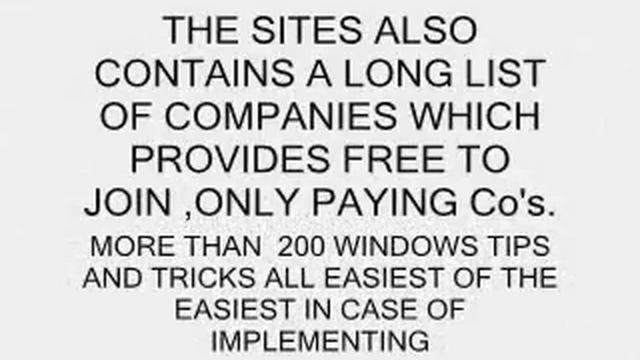 MAKE MONEY ONLINE TOP WINDOWS TIPS AND TRICKS смотреть онлайн