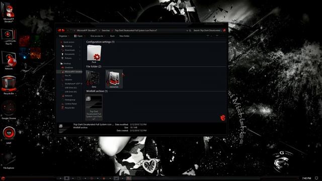 7tsp and iPack Dark Desaturated Full System Icon Pack for Windows® 7 w8 8.1 w10 4K смотреть онлайн