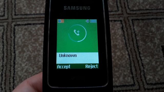 Samsung GT-E1272 incoming call via Fake call