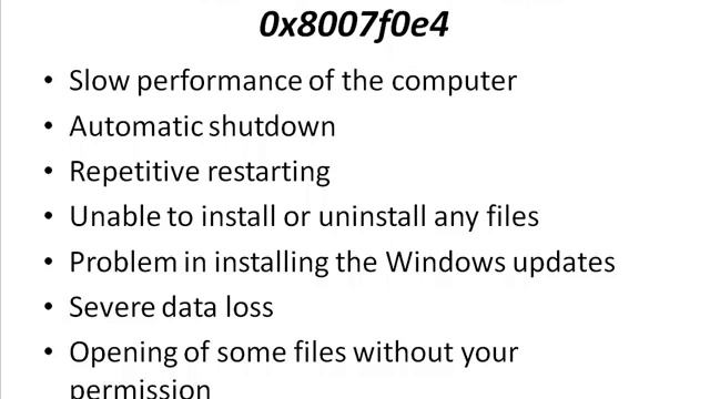 Fix Windows Update Error 0x8007f0e4 смотреть онлайн