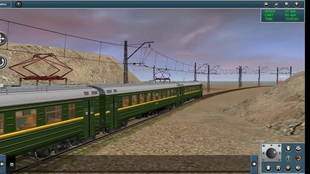 Пробный рейс раритетного советского электропоезда постоянного тока ЭР2... смотреть онлайн