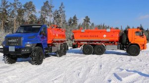Новые топливозаправщики АТЗ-10 УРАЛ-NEXT и АТЗ-12 КАМАЗ-43118_ отличия, комплектация