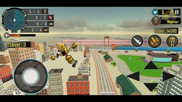 Bee Robot Car Transformation Game: Multi Robot Transformation - Android Gameplay FHD смотреть онлайн